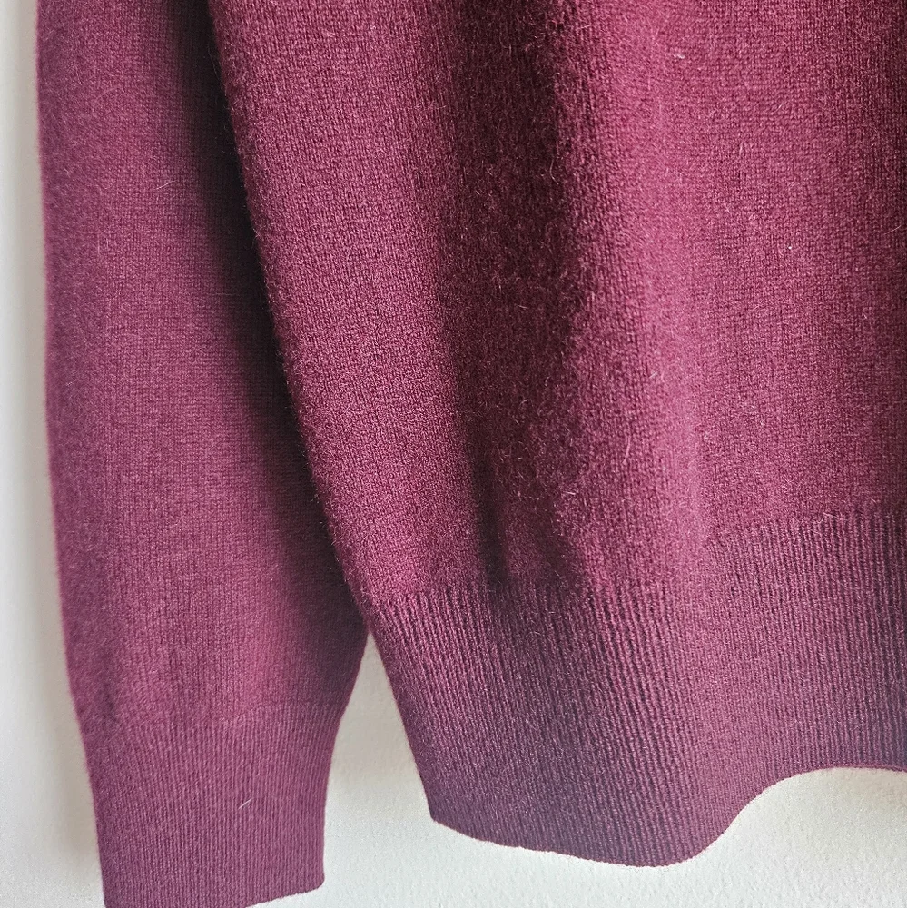 Black Brown 100% Cashmere Pullover Sweater in Men's L - Picture 8 of 16